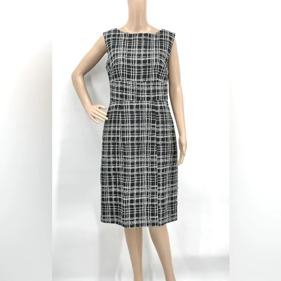 knee length dresses for ladies The Linen A-Line Midi Dress main image 0